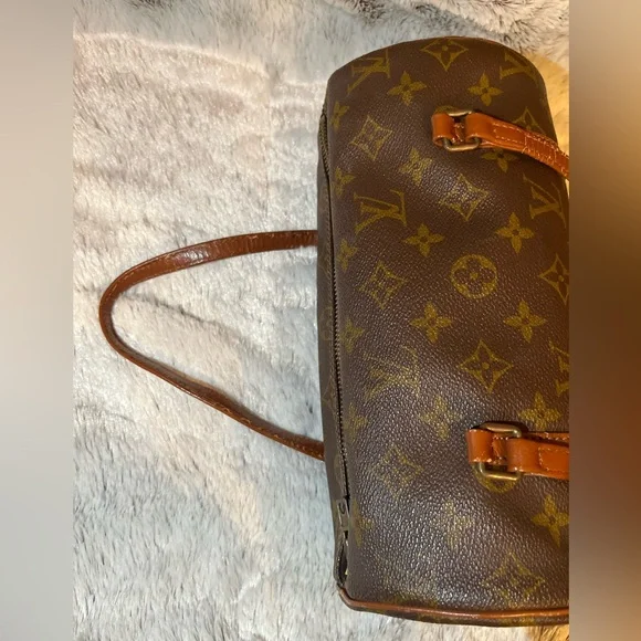 LOUIS VUITTON PAPILLON BROWN BARREL BAG CHAIN NOT INCLUDED - Picture 7 of 15